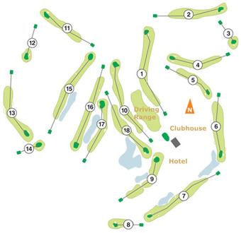 Course Map Quinta da Beloura